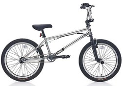 Resim Carraro Rave Pro Bmx 20 Jant 1 Vites 27.5 Cm V-Fren Özel Seri Bisiklet - Krom-Mat Siyah-Beyaz Carraro