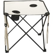 Resim Dolıty Katlanabilir Kamp Masası Ağır Hizmet Tipi Çerçeve Beyaz Ve Siyah Çok Renkli 