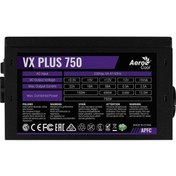 Resim Aerocool Ae-vxp750 Vx Plus 750w 58a Atx Aktif Pfc Power Supply 