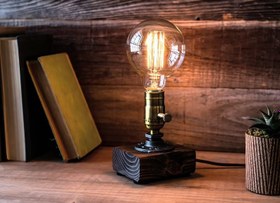 Resim Steampunk | Masa/Gece Lambası 