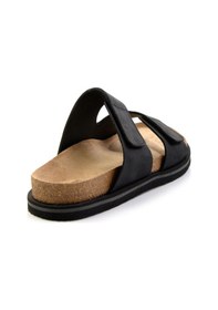 Resim Bambi Siyah Leather Erkek Terlik E04801200101 Siyah 