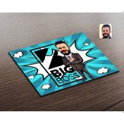 Resim Kişiye Özel Erkek Big Boss Karikatürlü Ahşap Puzzle-1 