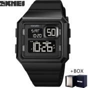 Resim Hanyang Siyah Kutu Ile Skmeı Elektronik Geri Sayım Spor Izle Erkekler Için Basit Tasarım Dijital Saat Su Geçirmez Alarm 2 Zaman LED Işık Ekran Erkek Saat (Yurt Dışından) 