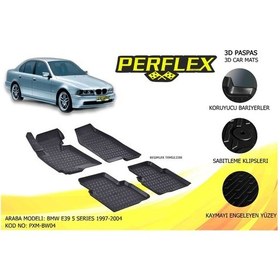 Resim Perflex Pxm-bw04 Paspas 3d Havuzlu X-mat Bmw E39 97 04 