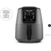 Resim Karaca Less Fat Technology ile Fırın/Izgara, Ev Yoğurdu, Sebze ve Meyve Kurutma, Smart Sensörlü Airfryer 