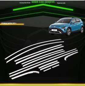 Resim Hyundai Bayon Araca Özel Cam Çerçevesi Tamtur A+ 