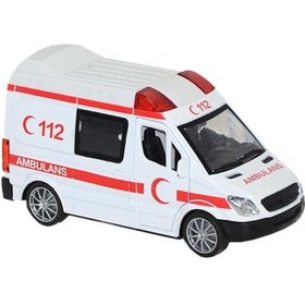 Resim 588A 8112 Vardem. Sesli Işıklı Çek Bırak Ambulans 1:30 