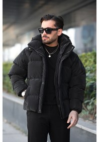 Resim Erkek Kapşonlu Nova Mont Çok Renkli 