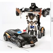 Resim Aqqogib Çarpışma Deformasyon Oyuncak Araba Autobot Robot Atalet Etkisi Tek Düğme Deformasyon Araba Çocuk Hediye Renkli 