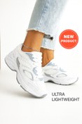 Resim Devida Kadın Beyaz Spor Ayakkabı Günlük Rahat Kaymaz Air Taban Sneaker N110 