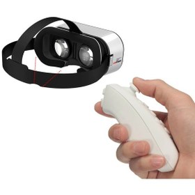 Resim Microcase Vrpark V5 3D Sanal Gerçeklik Gözlüğü + VR Bluetooth Kumanda 
