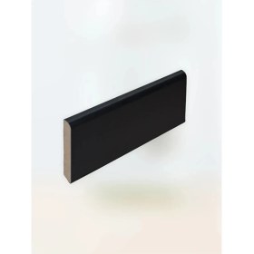 Resim İnan Yapı Laminant Parke Süpürgelik Düz F Model 8 cm Siyah 