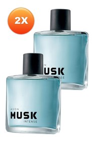 Resim Avon Musk Intense Erkek Parfüm Edt 75 Ml. İkili Set 