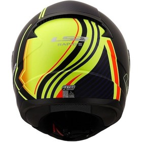 Resim Ls2 Rapıd 2 Extra Mavi Vizör + Şeffaf Vizör Kask Mat Neon Sarı Mavi 