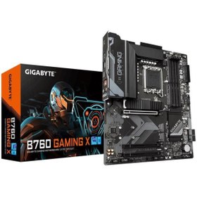 Resim Gigabyte B760 Gaming X DDR5 (7600MHz)OC M.2 HDMI/DP/USB-C PCIe 4.0 1700P ATX Anakart 