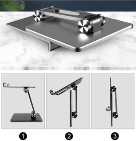 Resim Mrs Tablet - Ipad Standı Metal Protatif Masaüstü Ayarlanabilir Stand Ms-135 