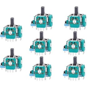 Resim 8pcs Joysticks Replacement For Dualsense Ps5 Controller, 3d Analog Sensor Wheel Thumb Sticks Joystick Rocker Module Replacement For Playstation 5 Con 