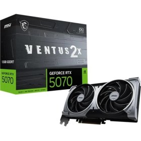 Resim Msı Geforce RTX5070 12G Ventus 2x Oc 12GB Gddr7 192BIT Ekran Kartı Fanlı Soğutma ve 1xHDMI 3xDP Bağlantı 
