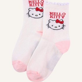 Resim Defacto Hello Kitty 3lü Pamuklu Uzun Karma Çorap Kız Çocuk H2338a8nskr1 Çok Renkli-kr1 