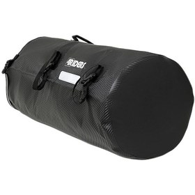 Resim 4riders Carbon Wp Series Roll Su Geçirmez Motosiklet Çantası Siyah Siyah 
