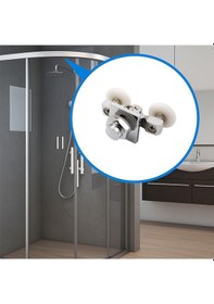 Resim Ayrıntıshop Badya Duşakabine Uyumlu Metal Tekerlek 24mm 1 Adet Krom 