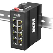 Resim Eleco Automation Elos 8TX 8 Port Endüstriyel Ethernet Switch 