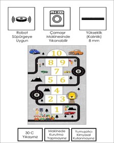 Resim Dijital Baskı Çocuk Oyun Halısı LHÇH-02 - 80 X 150 