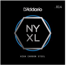 Resim D'Addario NYS014 High Carbon Steel Single Elektro ve Akustik Gitar Tek Tel (14) 