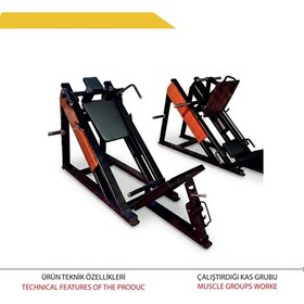Resim 45 Degree Leg Press / Hack Squat Combo 