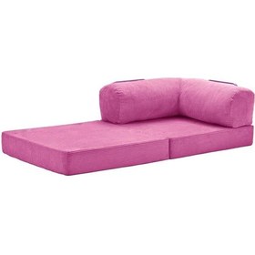 Resim Legom Koltuk Berjer Uzanma Koltuğu Tek Kişilik Kanepe Yatak Fuşya 