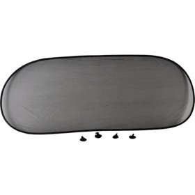 Resim Carub Arka Cam Perde Oval Vantuzlu Siyah 100x50 cm BR4954002 