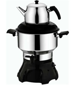 Resim aldente Semaver Elektrikli Çay Semaveri Çay Otomatı 6 Litre 1500 W 