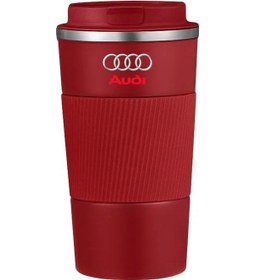 Resim Paslanmaz Çelik Kahve Termos Kupa Araba Termos Seyahat Termal Bardak Audi Tt Q3 Audi Red '- 