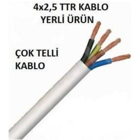 Resim Tam Kesit 4 x 2.5 TTR Kablo 100 M 