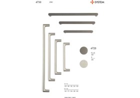 Resim System 4720 Tek Delikli Zamak Düğme Kulp Kalaylı Siyah Saten Renk Çap: 38 mm 