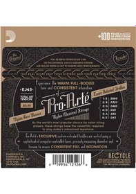 Resim D'addario Ej45-3D 3'Lü Paket. Klasik Gitar Tel Seti. Pro-Arte 