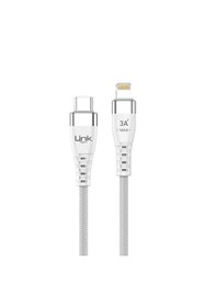 Resim Linktech LNG-G841 Premium 20W Qc4.0 GaN Lightning Kablolu Şarj Aleti 