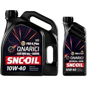 Resim Snc Oil 300.000 KM + Bakım Pro-s Plus XXL Onarıcı 10W-40 Tam Sentetik Motor Yağı 4+1 L 