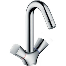 Resim Hansgrohe Logis 2-Volanlı Lavabo Bataryası 150 Kumandalı Krom 712 