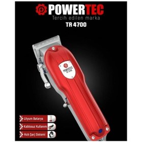 Resim Powertec TR-4700 Saç Sakal Kesme Profesyonel Tıraş Makinesi 