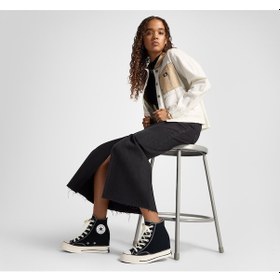 Resim Converse Chuck 70 Wedge Kadın Siyah Platform Sneaker A12563c Siyah 