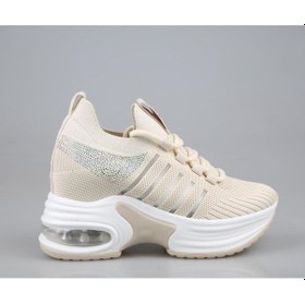 Resim Guja 25y300-14 Dolgu Topuk Bej Kadın Sneakers Bej 