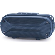 Resim New Rixing NR-3023 Taşınabilir Stereo Kablosuz Bluetooth Hoparlör Dahili Mikrofon Destek Tf Kart / Fm Mavi (Yurt Dışından) 