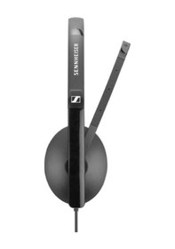 Resim Sennheiser Siyah Sc 160 Usb Ctrl Çift Taraflı Usb Kablolu Kulaklık 