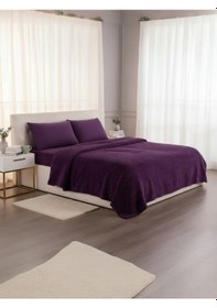 Resim Özdilek Tomurcuk Tek Kişilik Battaniye Yumuşacık, Sıcak Tutan Ve Dayanıklı Mor 