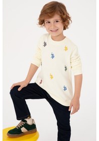 Resim U.s. Polo Assn. Erkek Çocuk Sweatshirt 50316501-vr256 İnci 