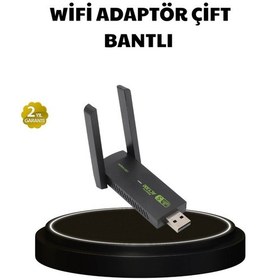 Resim Bfs Dual Band Usb Wifi Adaptör 1200 Mbps Hız 