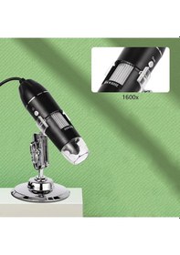Resim Techtic Dijital Mikroskop 1600x Tekstil Baskı Cilt Saç Analiz 