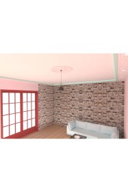Resim Motifpiyer Lamba Tavan Göbeği-Yuvarlak-46-56cm-2adet 