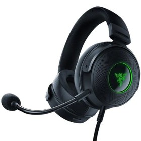 Resim Razer Kraken V3 Hypersense RZ04-03770100-R3M1 Mikrofonlu Kablolu Oyuncu Kulaklığı 